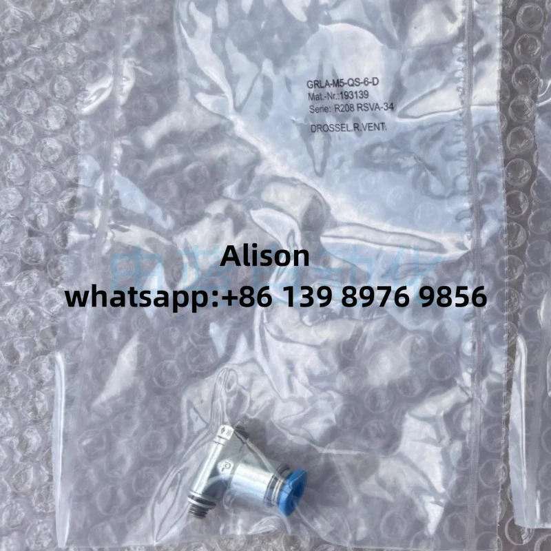 ORIGINAL Throttle Valve GRLA-M5-QS-4-D GRLA-M5-QS-6-D GRLA-1/8-QS-4-D GRLA-1/8-QS-6-D GRLA-1/8-QS-8-D GRLA-1/4-QS-6-D