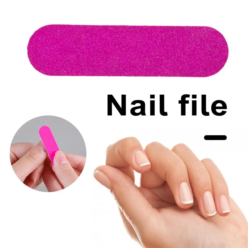 Eco-friendly unhas arquivos definido para DIY Nail Art, acessórios de manicure resistente, guarnição eficaz para moldar, promover fino acabamento