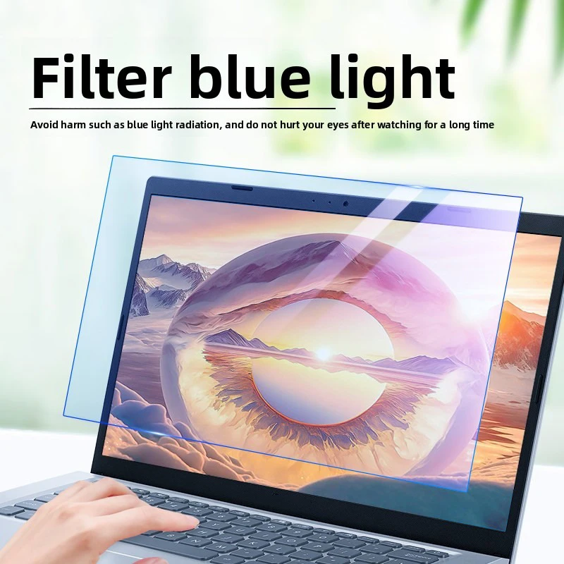 2025 For ASUS ROG Zephyrus G16 GA605 Computer Screen Protector Keyboard Cover Blue Anti-Glare Transparent Protective Film