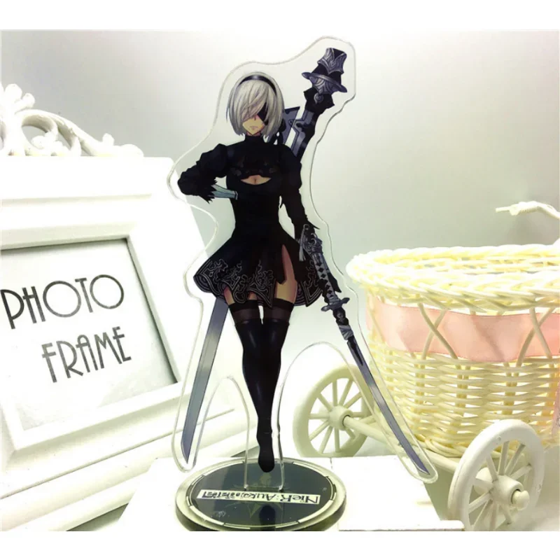 Anime nier automata puppe, 2b 9s, yorha typ b s, acryl ständer, sammlung modell spielzeug, nier spiel charakter action figur