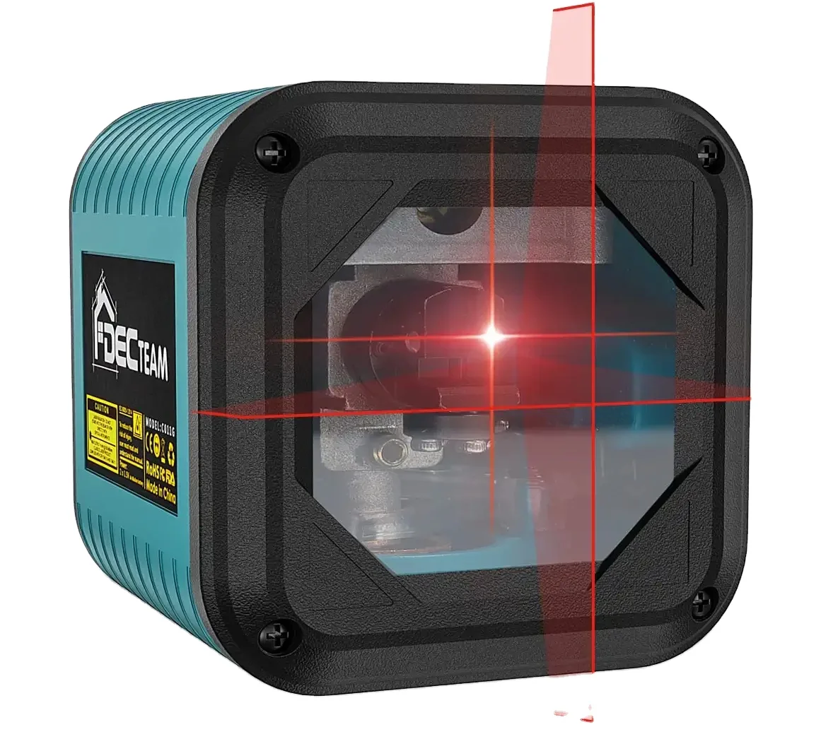 Decteam Mini 2 Lines Laser Level C011R Red Beam Cross Line Laser Level