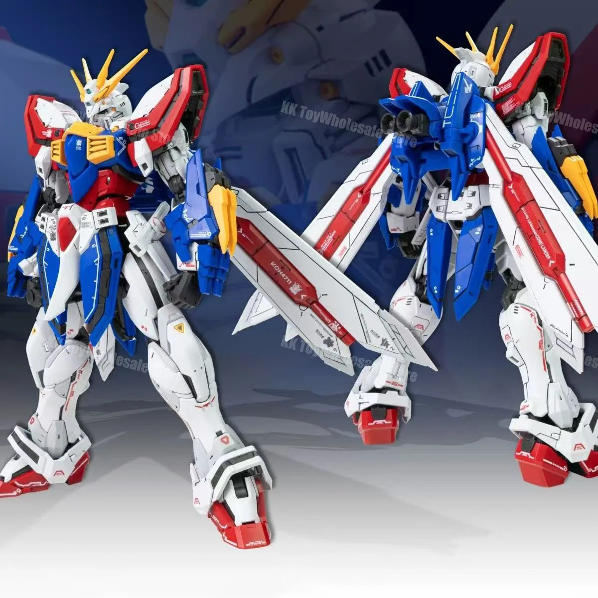 Novo fat cat 1/100 GF13-017NJ ii deus escala especial rg 1/144 versão ampliada kit modelo de montagem figura ação robô modelo plástico