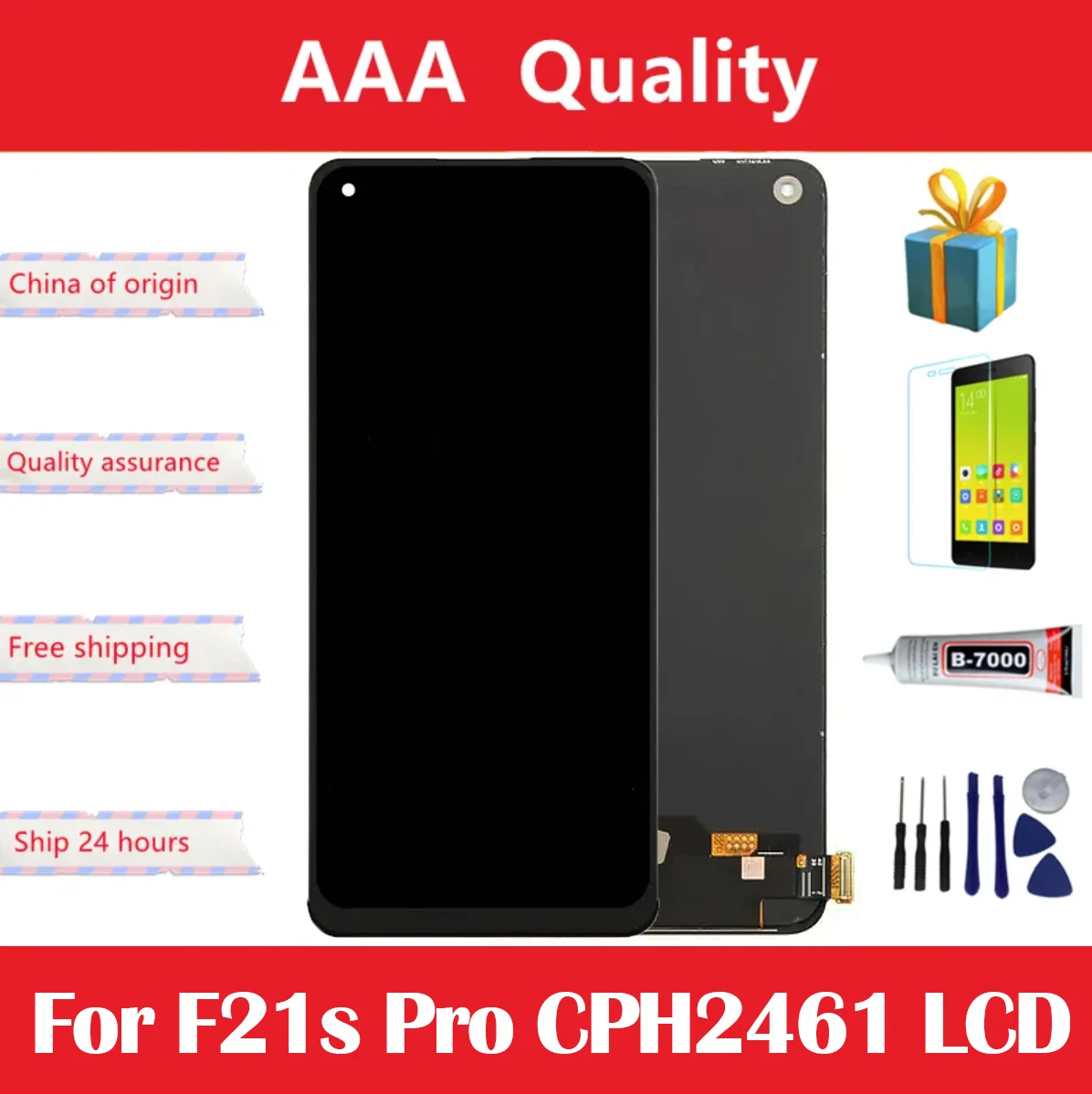 

6.43" AMOLED for Oppo F21s Pro 4G LCD CPH2461 Screen Digitizer Replacement Repair Parts