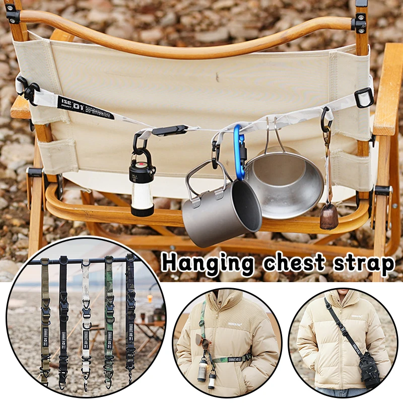 

Adjustable Crossbody Bag Strap - Quick Release Multifunctional Shoulder Strap for Outdoor Camping & Travel Accessories