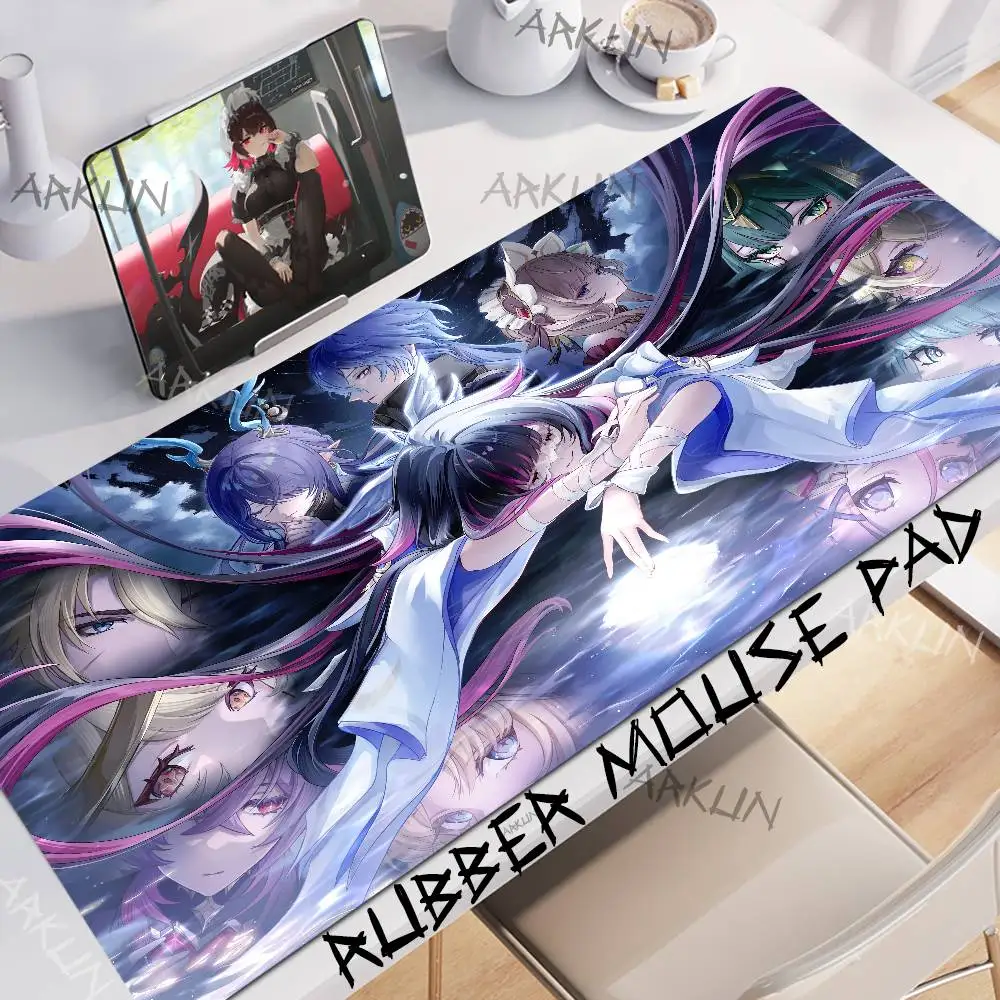 

Горячая красивая девушка lumbina популярный коврик для мыши Genshin Impact большой игровой коврик для мыши XXL 900X400 геймерский коврик для компьютерного стола