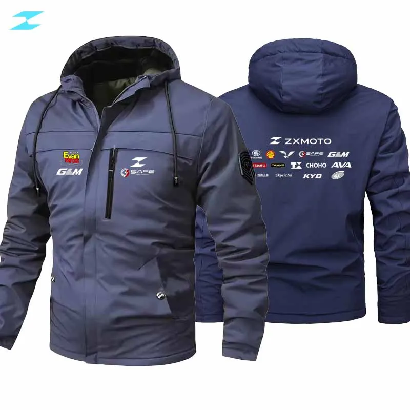 ZX MOTO logo racing jacket, new style windproof and rainproof