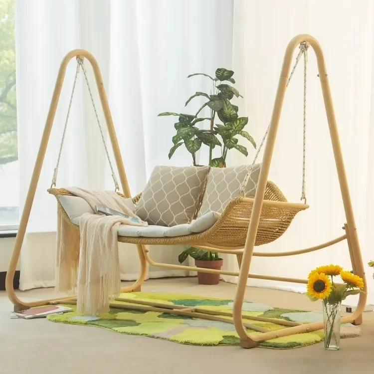 Outdoor swing double hammock outdoor courtyard rocking chair swing