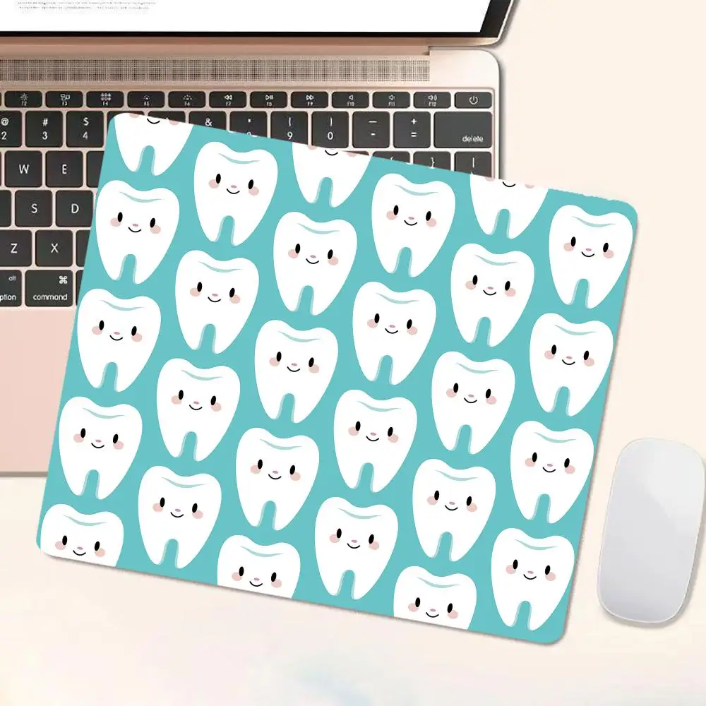 Wisdom Teeth Dentist Tooth Mouse Pad Square Game Computer Keyboard Office Table Mat Small Cup Mats Office Desk Accessories