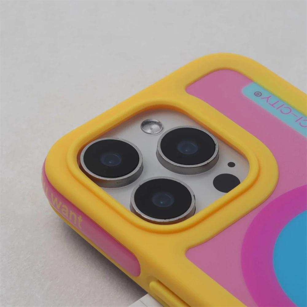 آيفون 17 16 15 14 13 برو ماكس 17air الصيف الدوبامين التباين اللون Magsafe حافظة المغناطيسي شحن لاسلكي غطاء مقاوم للصدمات #4
