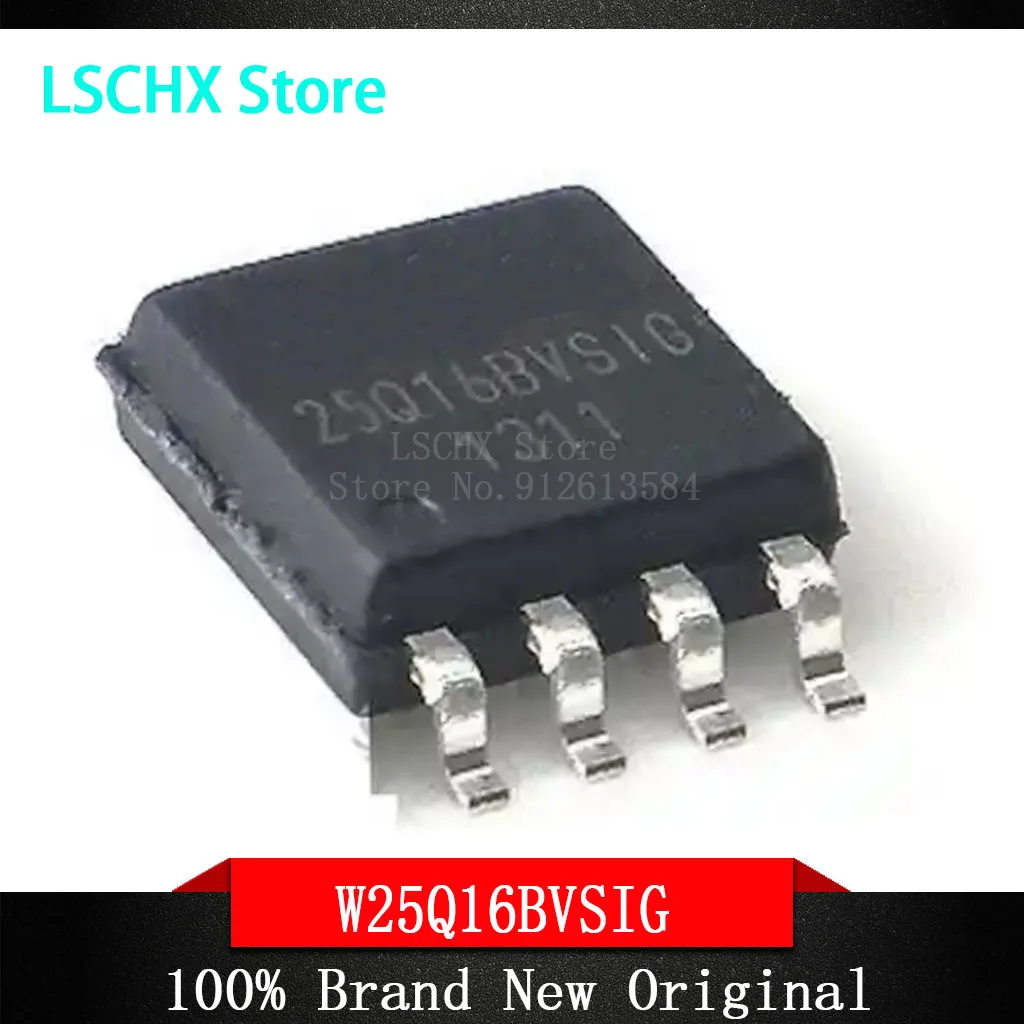 Chipset 25Q16BVSIG 25Q16DVSIG W25Q16BVSIG W25Q16DVSIG sop-8, 100% nuevo, 5 unidades