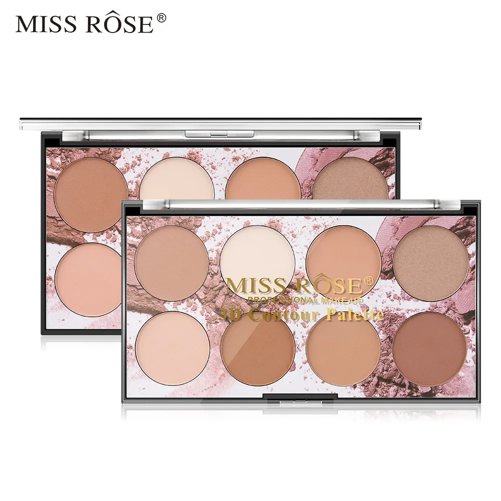 Miss Rose 8 Color Long Lasting Fixing Makeup Oil Control Mineral Pigment Powder Waterproof Skin Correcting Concealer Face Powder