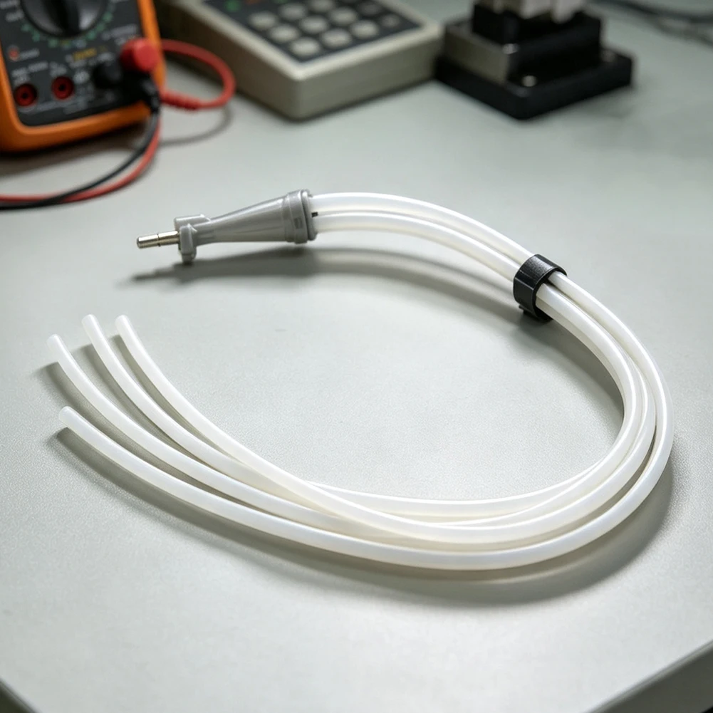 5PCS 4 In Filament Channel Out Tube For Flashforge AD5X IFS 4 Color Module PTFE Tubing For 3D Printer Feeding System Gray
