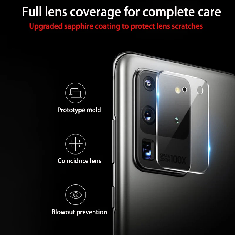 HD Camera Lens Protector Glass Film For Samsung Galaxy A54 A14 A34 A12 A52S 5G Full Cover Lens Protector For A52 A71 A72 A51 A50