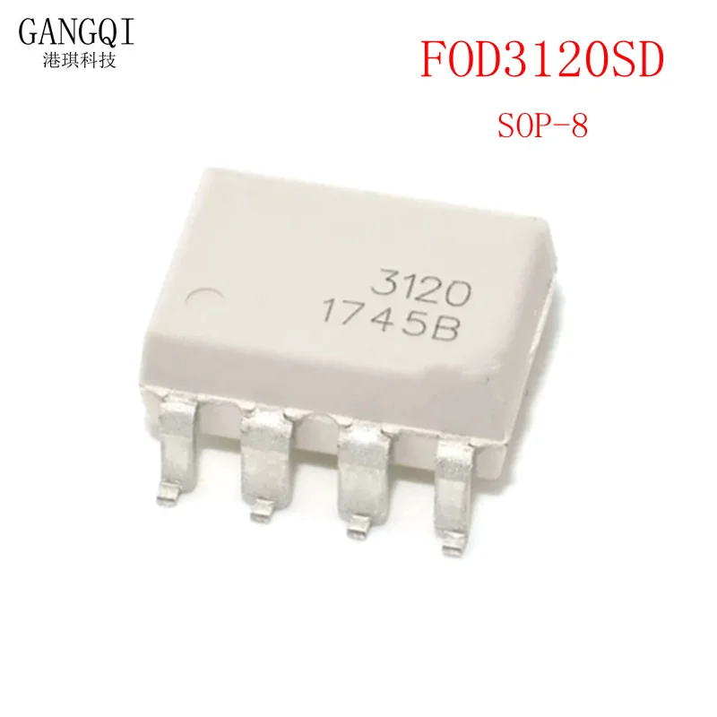 10PCS/LOT FOD3120 FOD3150 FOD3180 FOD3182 FOD3184 SOP-8 A3120 FOD3120SD Logic Output Optocoupler SOP8 In Stock