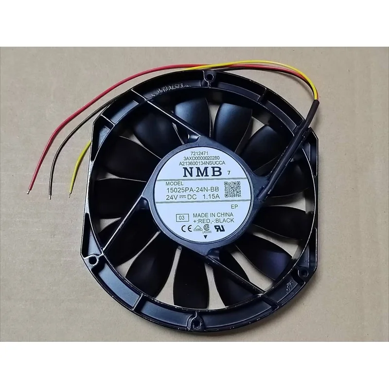 L+ 5pcs for NMB 15025PA-24N-BB MODEL 24V 1.15A inverter DC cooling fan