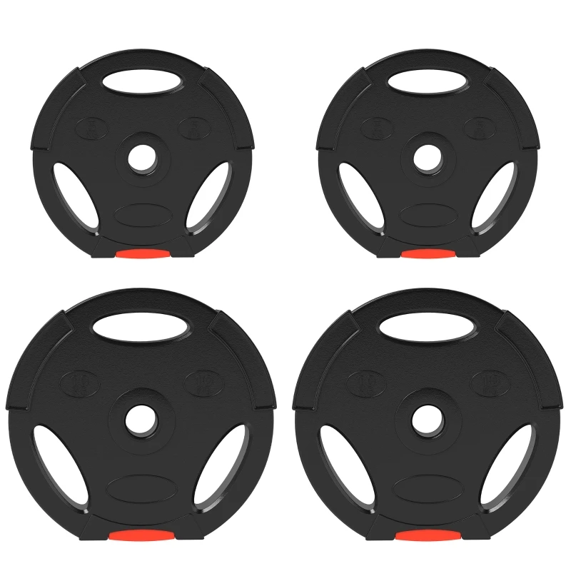 Weight Plates Set, with Two 10kg and Two 5kg weights, Adjustable weight, used for back muscle training and hand strength