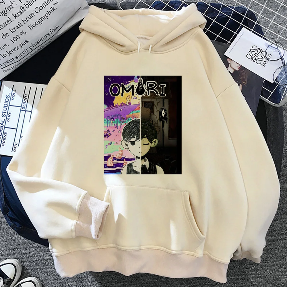 Omori hoodies women harajuku japanese 90s 2023 sweater pulls women graphic tracksuit