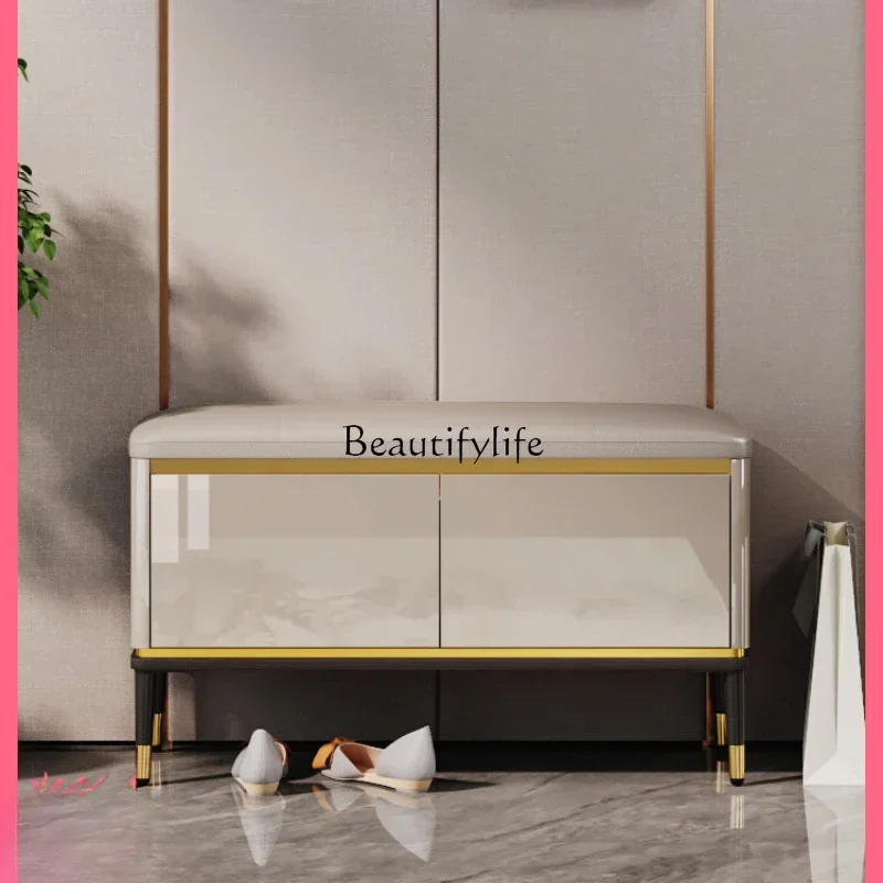 

XX2024 new shoe changing stool for home use, shoe cabinet at the door integrated storage shoe rack