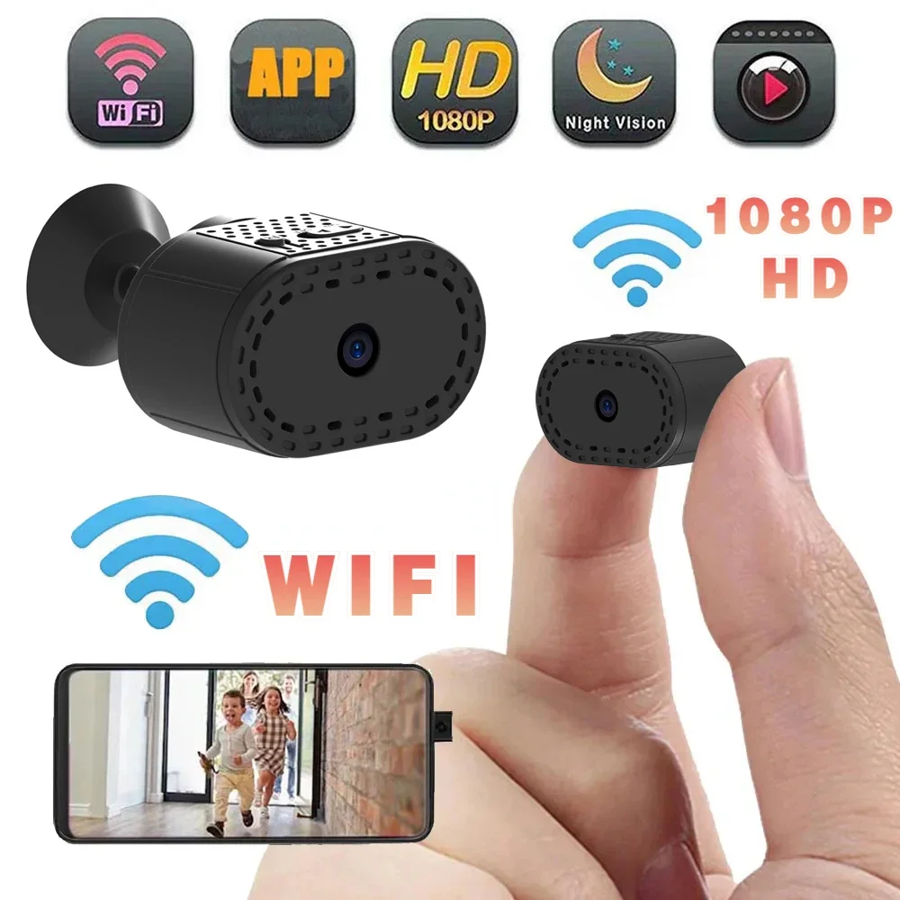 

1080P HD WiFi Wireless Camera Mini CCTV Indoor Outdoor IP Camera for Home IR Night Vision Micro Baby Security Monitor Camera