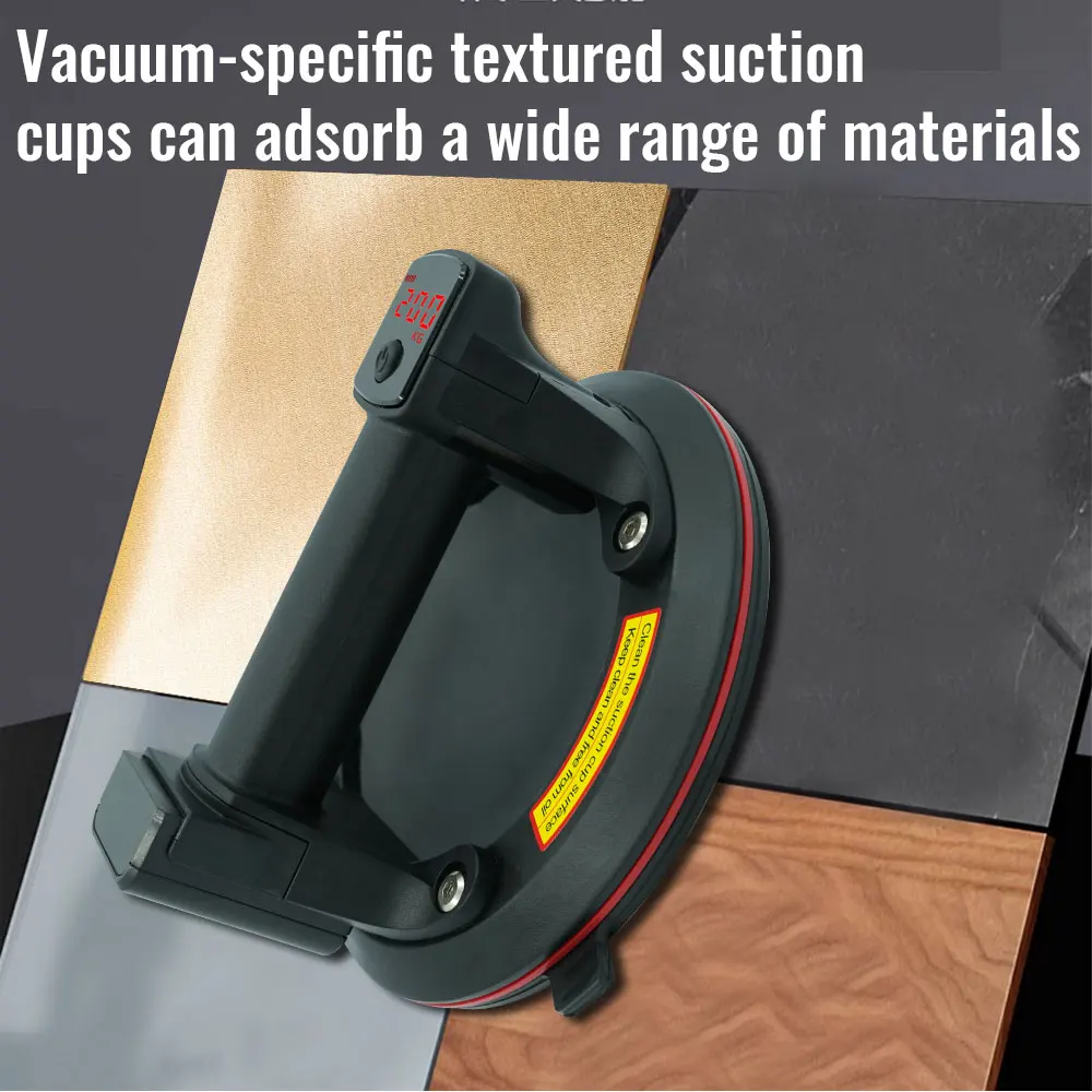 8 بوصة 200 كجم كوب شفاط المكنسة الكهربائية قدرة تحمل الثقيلة فراغ رافع لبلاط الجرانيت الزجاج دليل رفع Powerfu #5