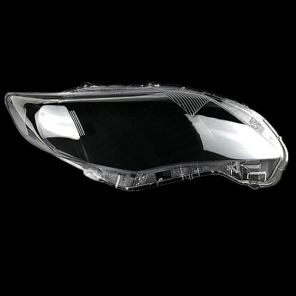 For Toyota Corolla 2010~2013 Front Headlamps Cover Transparent Headlight Shell Lens Plexiglass Replace Original Lampshade