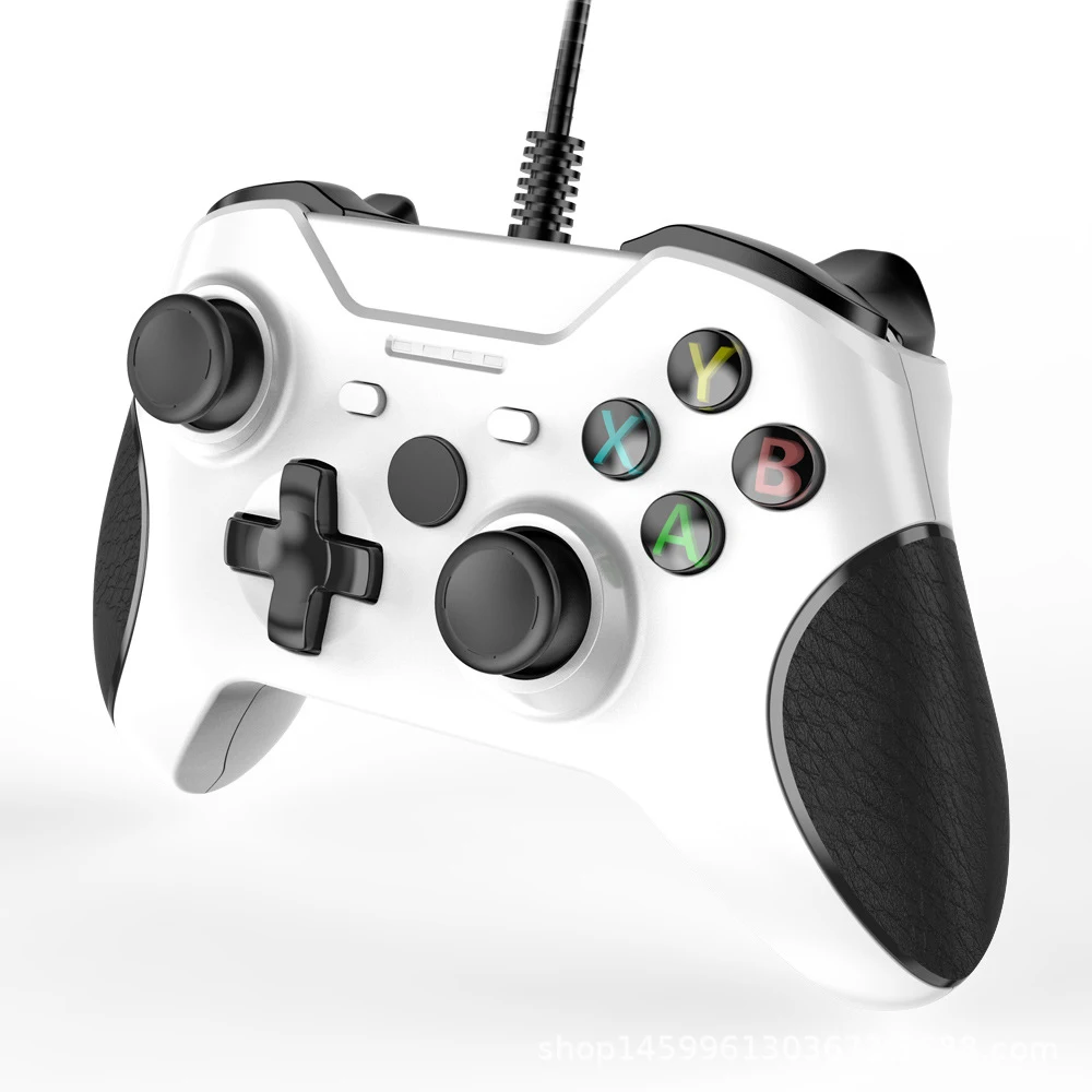 

Игровой контроллер для Xbox One с двойной вибрацией, совместимый с ПК/ноутбуками Windows 7/8/10, USB-геймпад с проводным подключением, дропшиппинг.