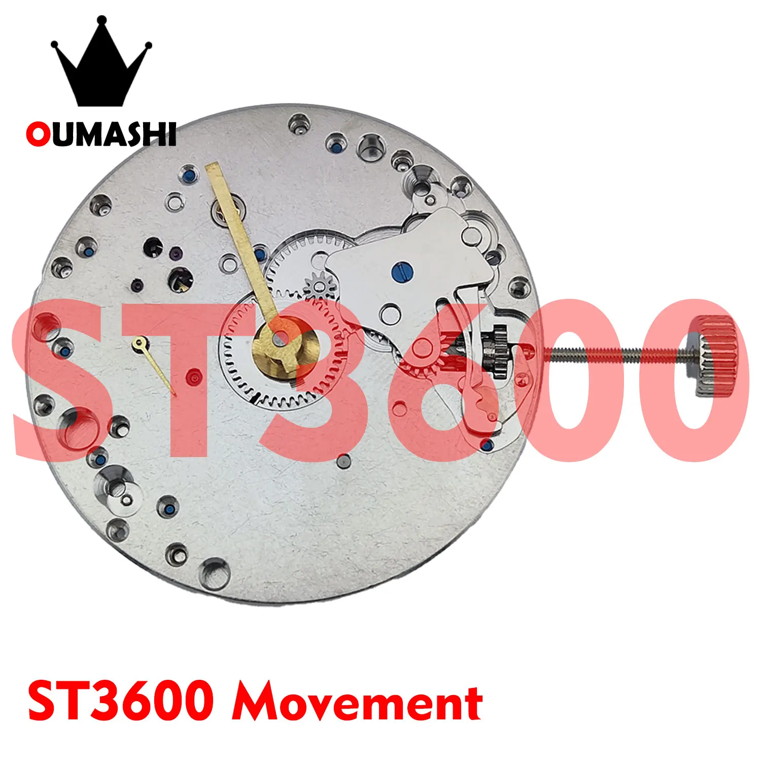 

Original ST3600 Movement Mechanic Movement Precise timing Big Face Watch part Quality guarantee Watch part Watch Movement