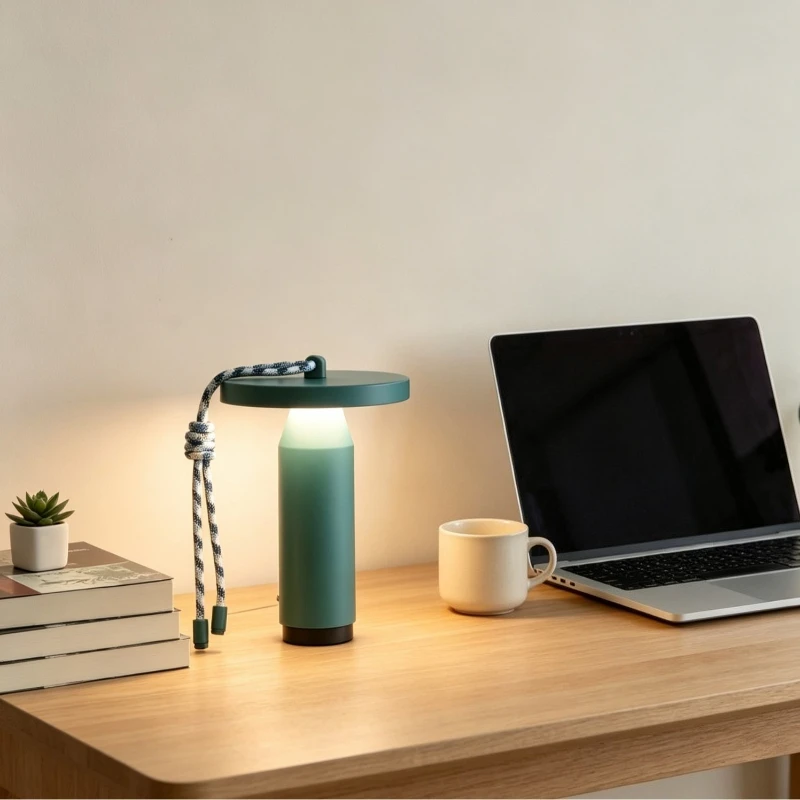 Nordic lanyard wireless portable desktop atmosphere charging desk lamp camping advanced atmosphere