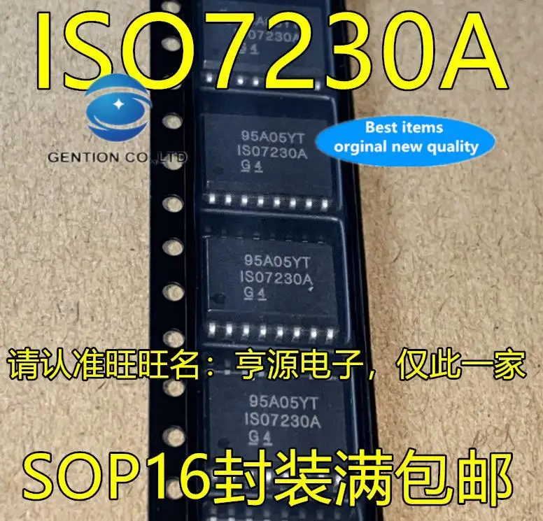 10pcs 100% orginal new in stock  ISO7230ADWR ISO7230A ISO7230C SMD SOP16 digital isolator chip