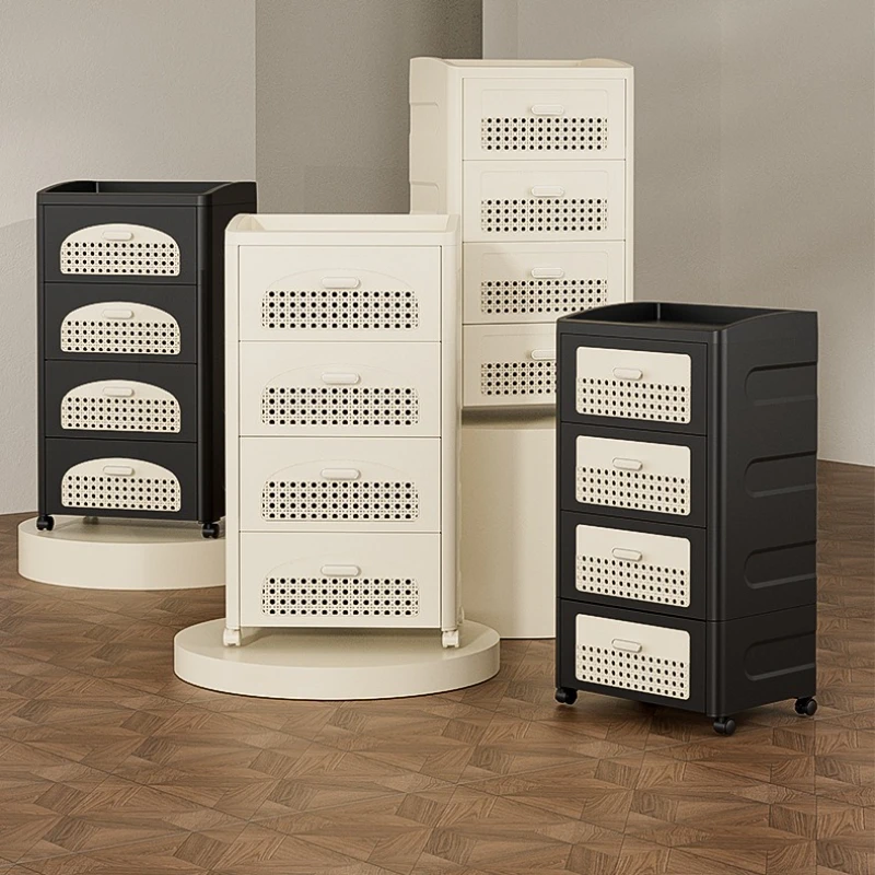 

Household Goods Household Storage Cabinet Multi-layer Installation-free Drawer Bedside Sundries Bedroom Bedside Storage Rack