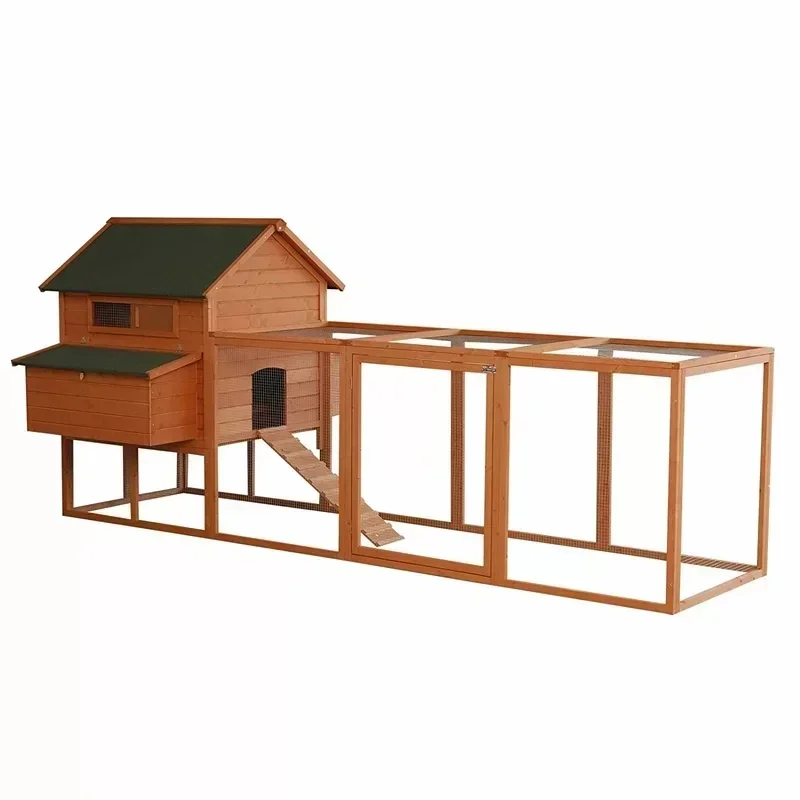 Chicken Coop Cages Cheap Guinea Pig House Rabbit Hutch Wire Mesh Mobile Wooden Custom Logo Carton Packing Wood Fashion Print