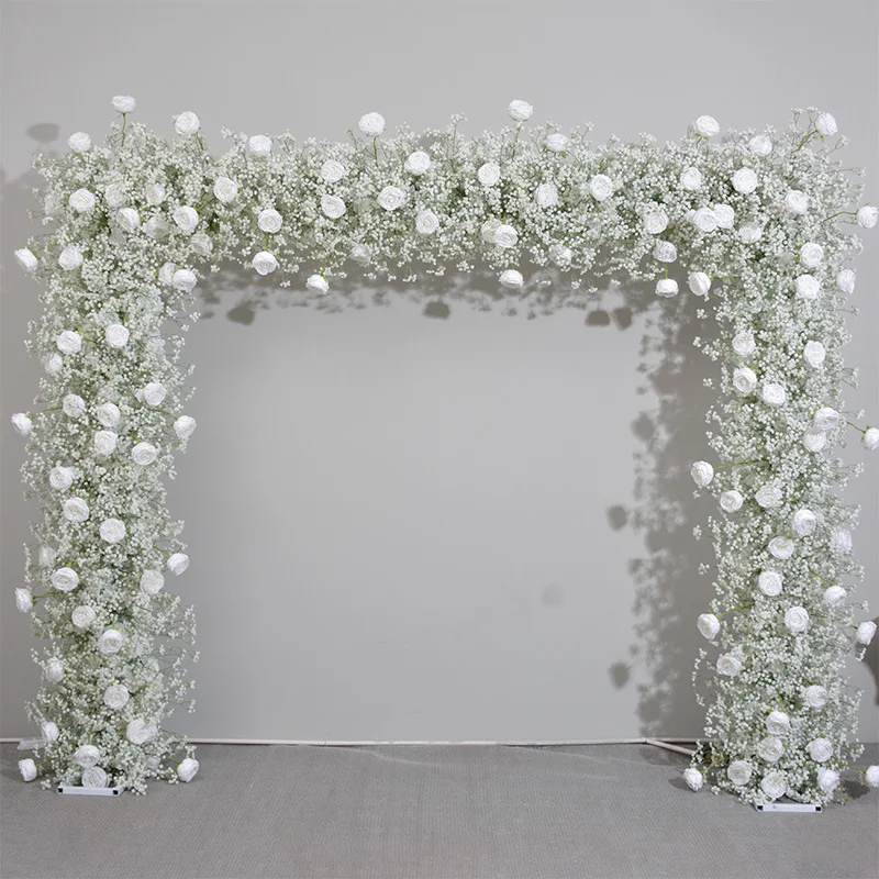 

2M Soft Rubber Gypsophila Arches Flower Arrangement Square Arches Decoration Flower Arrangement Wedding Background Decoration