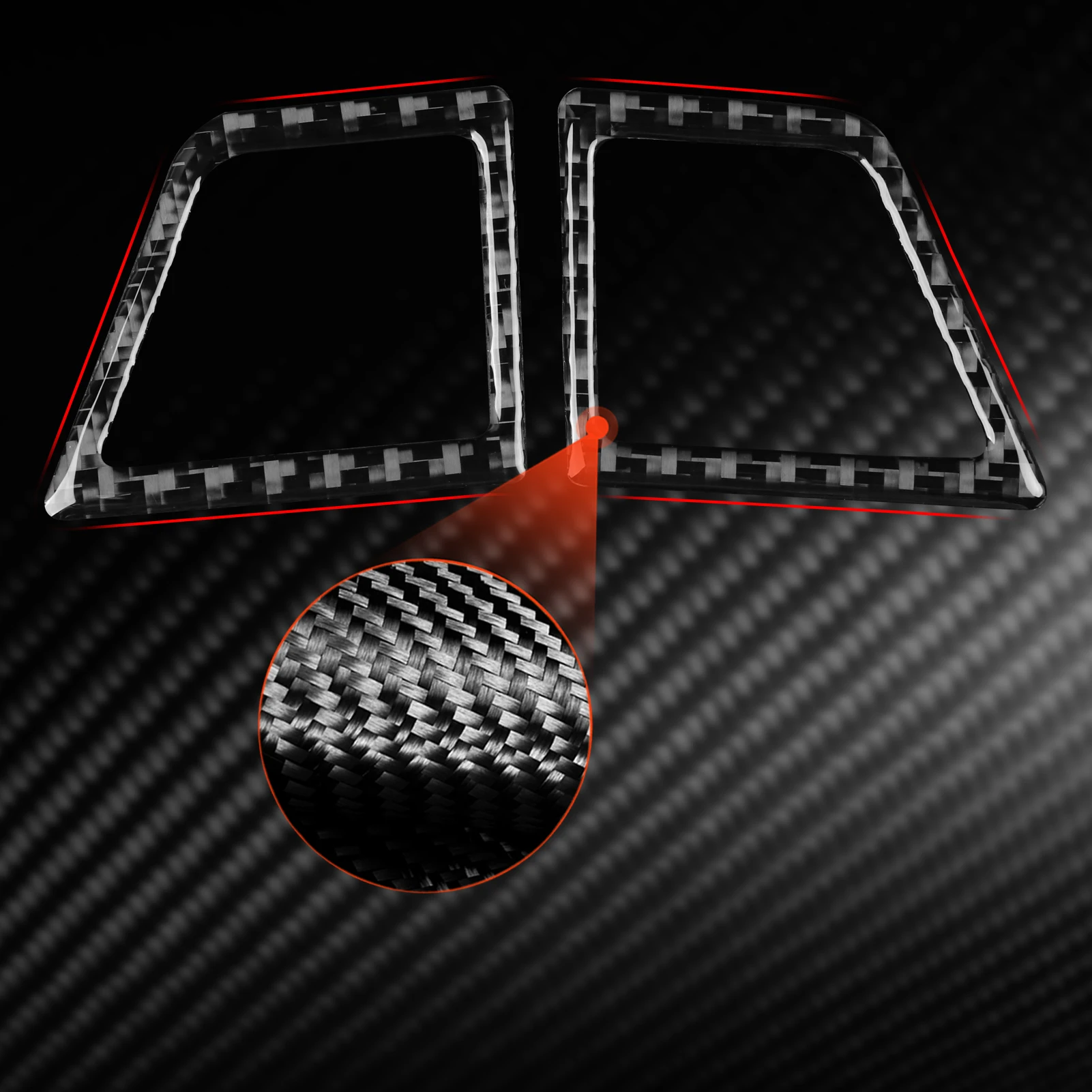 

Real Carbon Fiber Car Accessories Dashboard Side Vent Cover Soft Sticker For Lexus RX350 RX450h 2010 2011 2012 2013 2014 2015