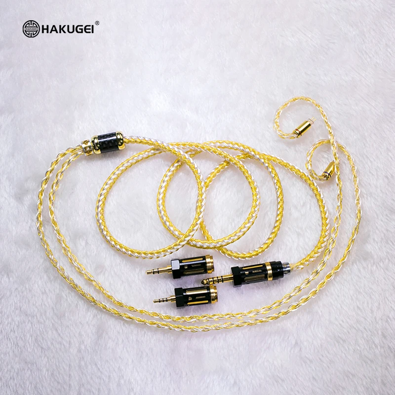hakugei God of Light hifi 3to1 switchable plug 7NOCC gold-plated
