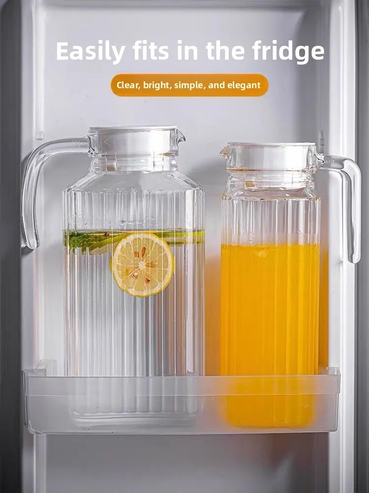 Luminarc Large Capacity Glass Cold Brew Coffee Pot Heat Resistant Transparent Home Use Tea Pot Cooling Cup Japanese Style Wat...