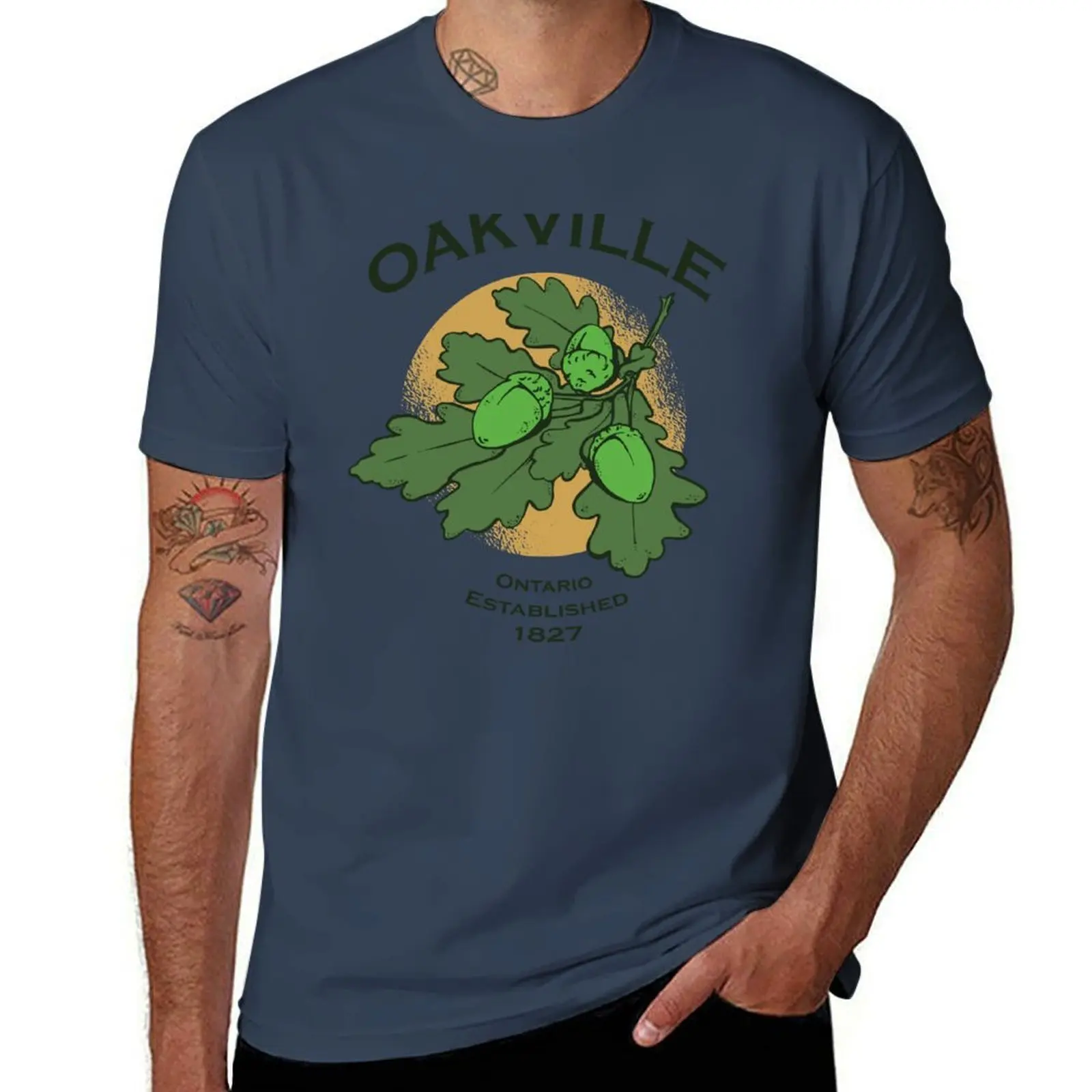 

OAK LEAF OAKVILLE ONTARIO T-Shirt t shirt for man man t shirt graphic T-Shirt