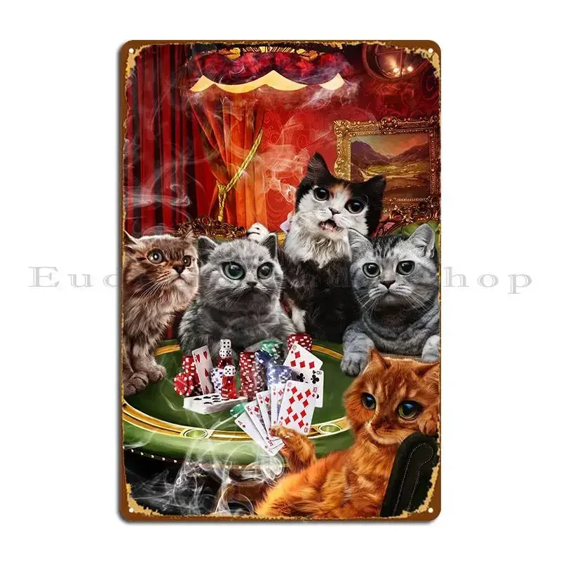 gato-jogando-jogo-de-poquer-placa-de-metal-cartaz-casa-designer-cinema-criar-mural-estanho-cartaz-cartaz