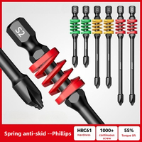 Greener Magnetic Screwdriver Bits Non-slip Shockproof Phillips Impact Bits Hex Shank Alloy Steel Cross Bits Suitable Power Tools