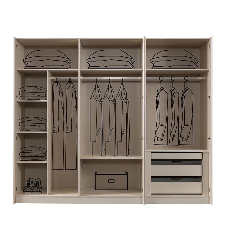 Móveis de guarda-roupa de luxo villa guarda-roupa móveis de alta qualidade
