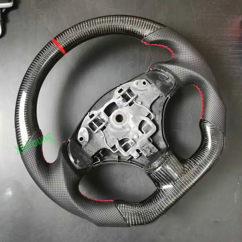 For Peugeot 206 207 Citroen C2 100% Real Carbon Fiber Car Steering Wheel