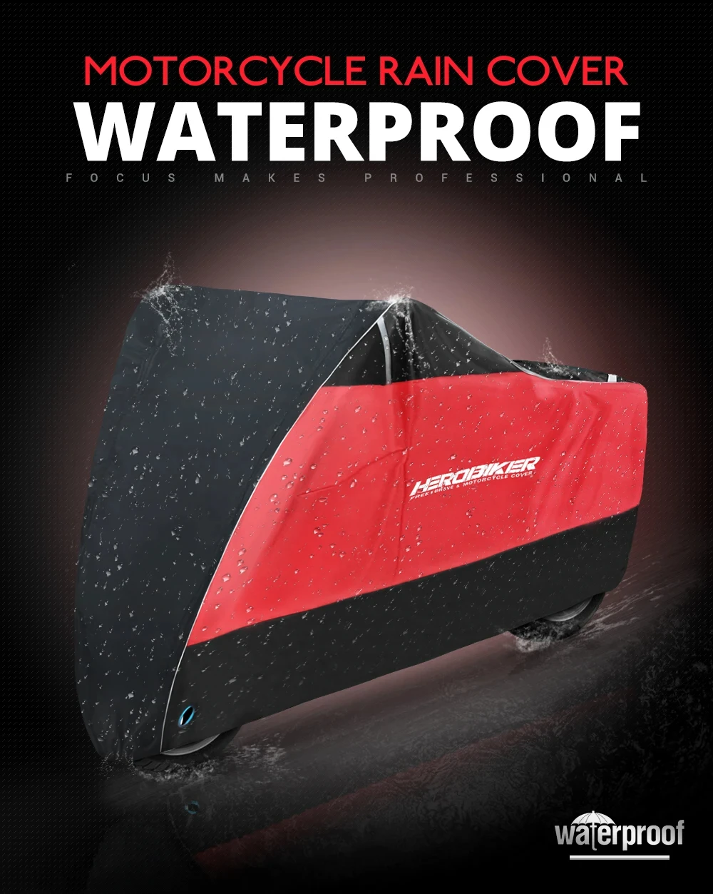 Wasserdichte Motorradabdeckung M L XL XXL XXXL XXXXL Ganzjahres-Motorradabdeckung Staubdicht UV-Schutz Outdoor Camping Moto Cover – Detail 1