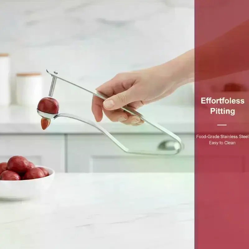 Stainless Steel Cherry Pitter Quick Pitting Suitable For Home And Outdoor Use