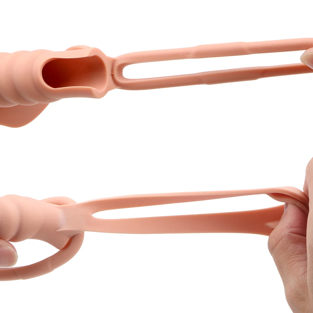 OLO Strap On Anal Plug Vibrator Dick Dildo Sex Toys For Couples Bullet Vibrator Penis Ring Double Penetration Vagina Butt Plug