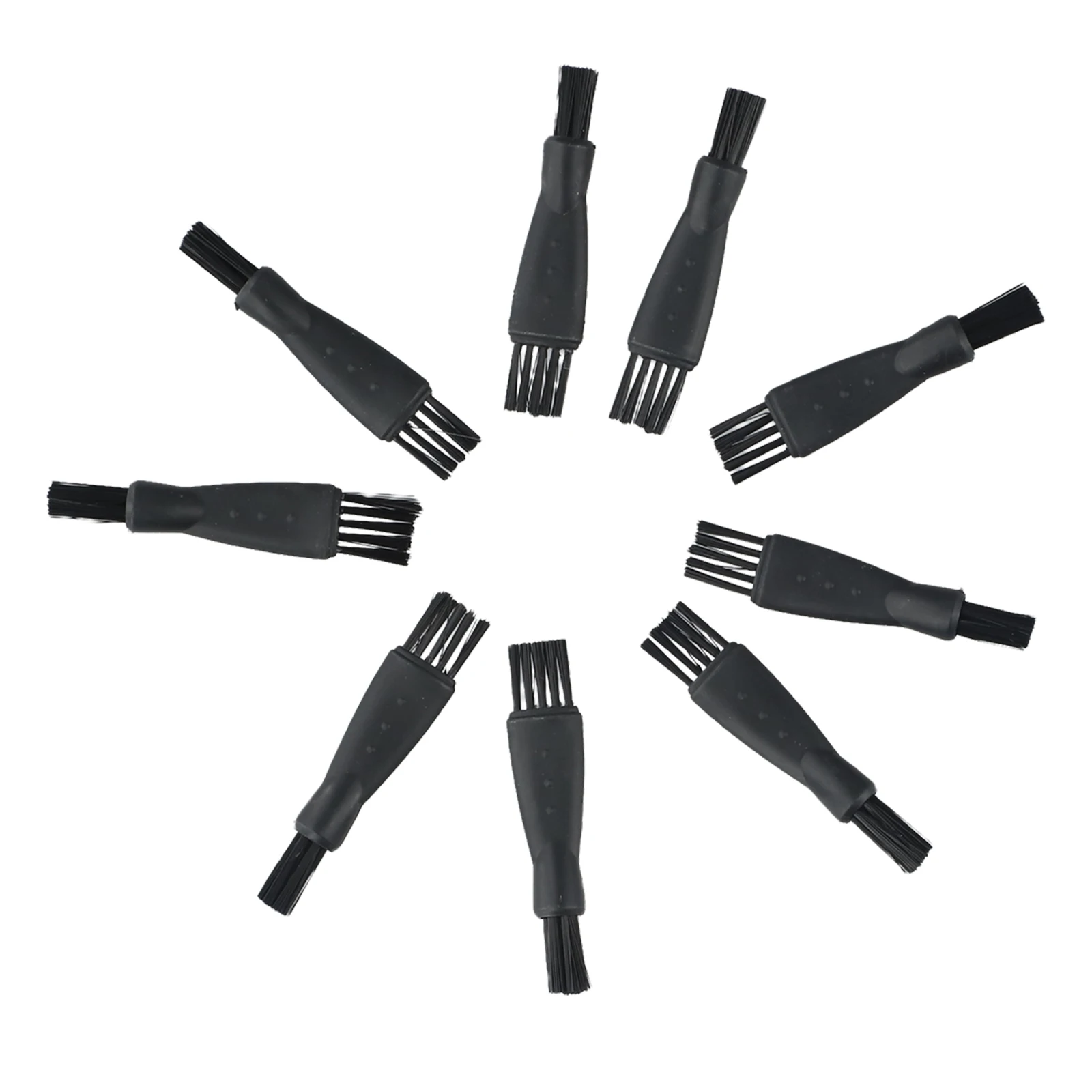 แปรงทําความสะอาดไฟฟ้า 10 ชิ้นแปรงทําความสะอาดเครื่องมือทําความสะอาดฝุ่นสําหรับเครื่องโกนหนวดไฟฟ้าสําหรับใช้ในบ้านแฟชั่น