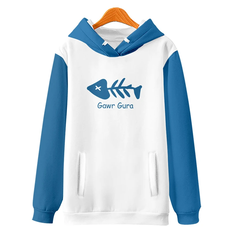 Shark Niang Gawr Gura Karvogula Hoodie Hololive Peripheral Anime Coat Vtuber Clothing Trend