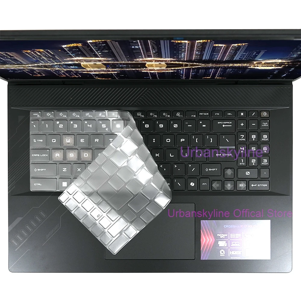 Copertura della tastiera per MSI Raider 15 17 18 A18 GE68 GE67 GE66 GE76 GE75 GE73 GE72 GE63 Custodia protettiva in silicone Nero trasparente