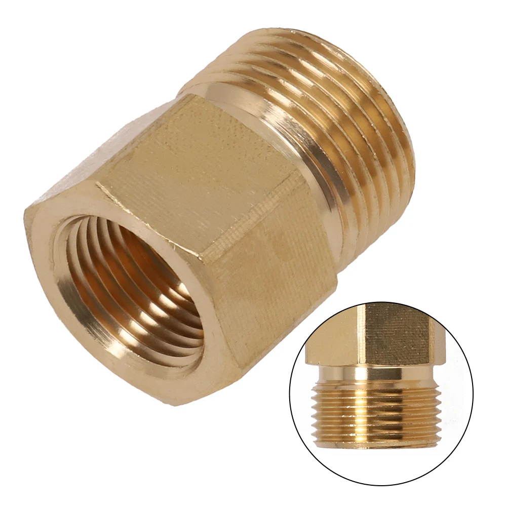 Connector Washer Adapter Lance Connector M22x1.5 Hose Internal Thread Cleaner External Thread For Pressure Washer