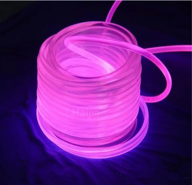 

outdoor lighting decoration use 5mm 6mm 8mm 14mm side glow fiber optic cable