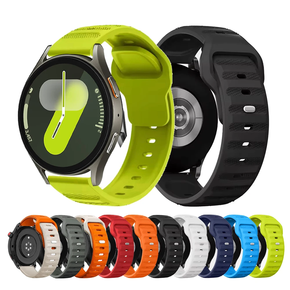 Per Samsung Galaxy Watch 7/6/5/4 44mm 40mm Band 20mm 22mm Cinturino in silicone 6 4 Classic/Gear Bracciale per Garmin Forerunner 570 265