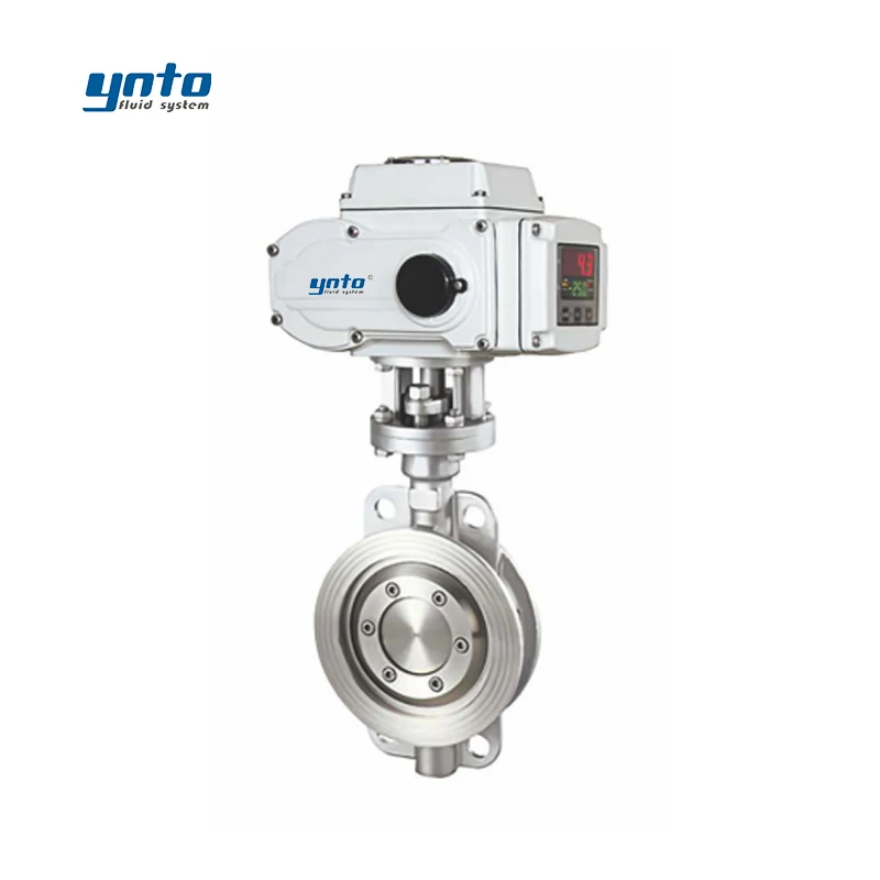 YNTO high performance cast iron pn16 Stainless Steel 304 316 ss sanitary 3 inch White Wafer Type Hard Seal Butterfly Valve